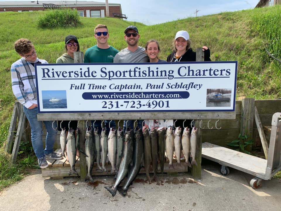 Mix of Steelhead and King Salmon